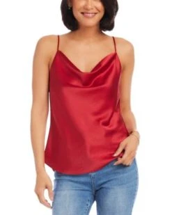 Draped Satin Camisole - Karen Kane -Karen Kane 13218462 fpx