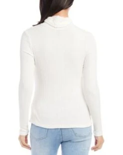 Ribbed Knit Turtleneck Top - Karen Kane -Karen Kane 13218470 fpx