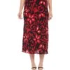 Printed Bias Cut Midi Skirt - Karen Kane -Karen Kane 13218492 fpx