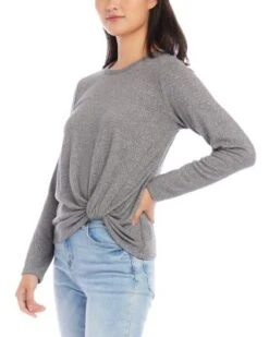 Petites Side Pick Up Top - Karen Kane -Karen Kane 13218525 fpx