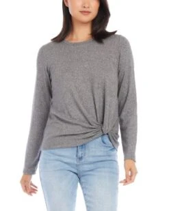 Side Pick Up Top - Karen Kane