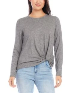 Side Pick Up Top - Karen Kane -Karen Kane 13218537 fpx