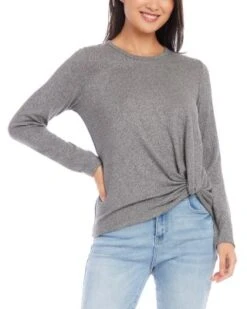 Side Pick Up Top - Karen Kane -Karen Kane 13218538 fpx