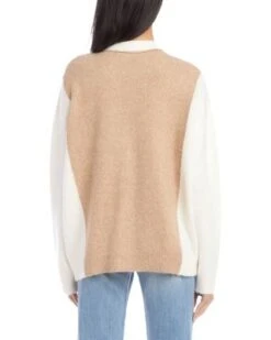 Color Blocked Cardigan - Karen Kane -Karen Kane 13218543 fpx