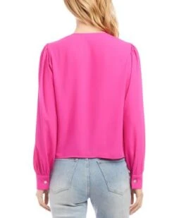 Petites Drape Front Top - Karen Kane -Karen Kane 13243588 fpx