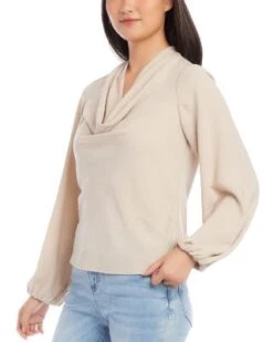 Cowl Neck Top - Karen Kane -Karen Kane 13259766 fpx