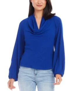 Cowl Neck Top - Karen Kane -Karen Kane 13259768 fpx