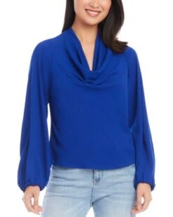 Cowl Neck Top - Karen Kane -Karen Kane 13259771 fpx