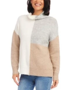 Color Blocked Sweater - Karen Kane