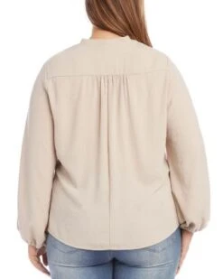 Cowl Neck Top - Karen Kane Plus -Karen Kane 13259794 fpx