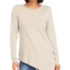Embellished Asymmetric Hem Top - Karen Kane -Karen Kane 13259811 fpx