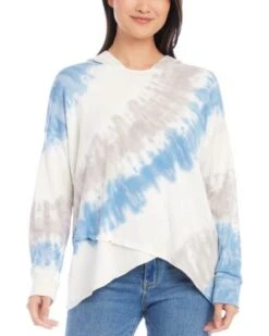 Asymmetric Hem Hoodie - Karen Kane