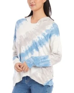 Asymmetric Hem Hoodie - Karen Kane -Karen Kane 13259830 fpx