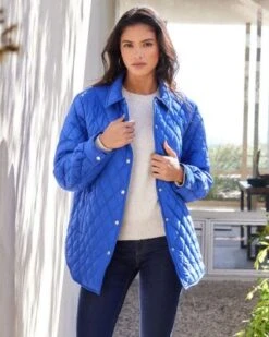 Quilted Jacket - Karen Kane -Karen Kane 13259876 fpx