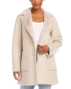 Faux Fur Coat - Karen Kane