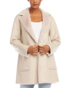 Faux Fur Coat - Karen Kane -Karen Kane 13259892 fpx