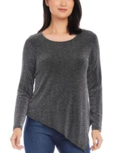 Asymmetric Hem Top - Karen Kane