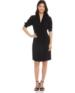 Karen Kane Short Sleeve Wrap Dress