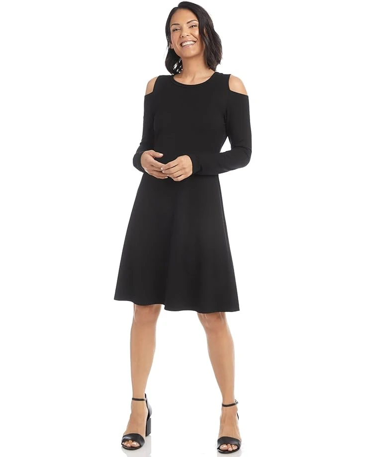 Karen Kane Cold-Shoulder A-Line Dress Karen Kane Cold-Shoulder A-Line Dress -Karen Kane 51hu9XQ2rJL. AC SR736920