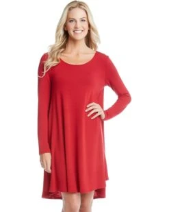 Karen Kane Long Sleeve Maggie Trapeze Dress