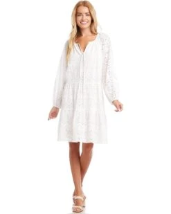 Karen Kane Tiered Eyelet Dress