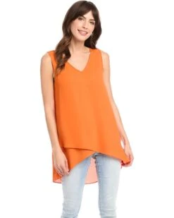 Karen Kane Layered V-Neck Tank