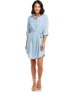 Karen Kane Chambray Shirtdress