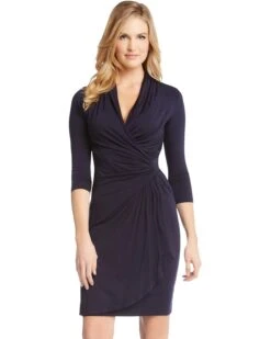 Karen Kane Cascade Wrap Dress