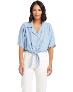 Karen Kane Front Tie Top