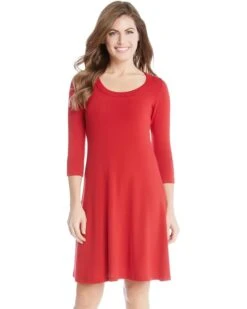 Karen Kane 3/4 Sleeve Sweaterdress