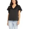 Karen Kane V-Neck Top -Karen Kane 61fmKC4z4zL. AC SR736920