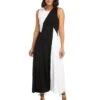 Karen Kane Sleeveless Color-Block Dress