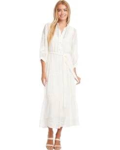 Karen Kane Embroidered Tiered Dress