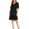 Karen Kane Poof Sleeve Tiered Dress -Karen Kane 61pO4yb1gML. AC SR736920