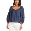 Karen Kane Contrast Stitch Peasant Top -Karen Kane 713uUnb53IL. AC SR736920