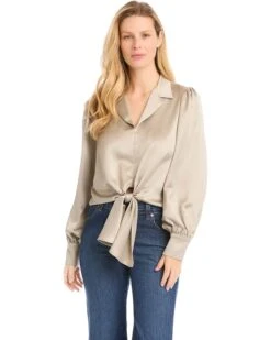 Karen Kane Tie Front Blouse