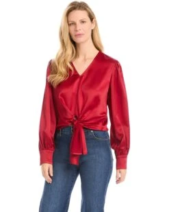Karen Kane Tie-Front Blouse