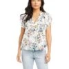 Karen Kane Short Sleeve Ruffle Tie Neck Top 1 Karen Kane Short Sleeve Ruffle Tie Neck Top -Karen Kane 71AOmDrozOL. AC SR736920