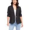 Karen Kane Ruched Sleeve Jacket