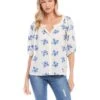 Karen Kane Embroidered Top