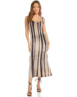 Karen Kane Scoop Neck Midi Dress