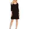 Karen Kane 3/4 Sleeve A-Line Dress -Karen Kane 71P4uH8g1RL. AC SR736920