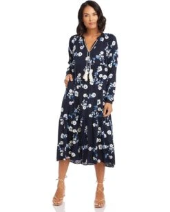 Karen Kane Tiered Peasant Dress