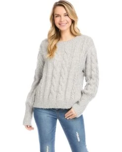 Karen Kane Cable Sweater