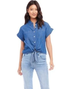 Karen Kane Tie Front Shirt