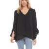 Karen Kane Ruffle Sleeve Crossover Top -Karen Kane 71pi3iQQiL. AC SR736920