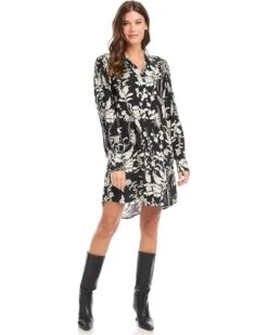 Karen Kane Blouson Sleeve Shirtdress