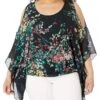 Karen Kane Women's Plus Size Cold Shoulder Scarf Top -Karen Kane 81EoFZs31IL. AC SR736920