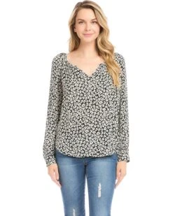 Karen Kane Peasant Top