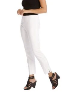 Straight Leg Ankle Pants - Karen Kane